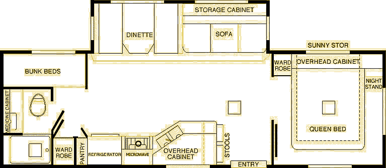 Sunnybrook 29DBS Floor Plan