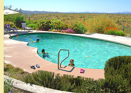 Enjoy our heated pool!
